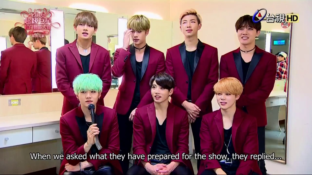 [ENG] 160207 BTS behind the scenes @ Superstar Red & White Entertainment Awards