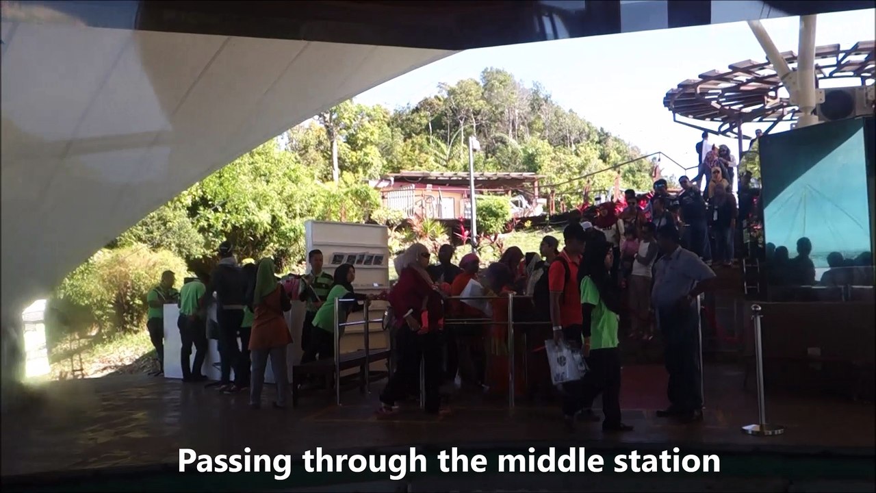 Langkawi Cable Car Descending Top to Base station