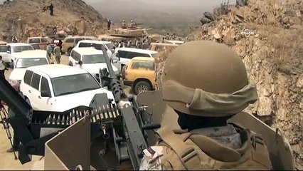 Suudi askerler Yemen sınırında kuş uçurtmuyor