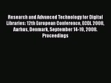 [PDF Download] Research and Advanced Technology for Digital Libraries: 12th European Conference