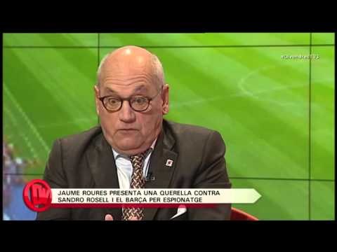 TV3 - Divendres - La querella de Roures a Rosell i l'úlitma hora del Barça