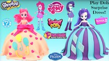 My Little Pony Play Doh Surprise Dress - Equestria Girls Pinkie Pie and Rarity