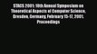 [PDF Download] STACS 2001: 18th Annual Symposium on Theoretical Aspects of Computer Science