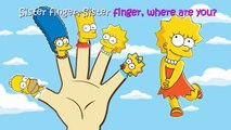 Simpsons Finger Family / Nursery Rhymes