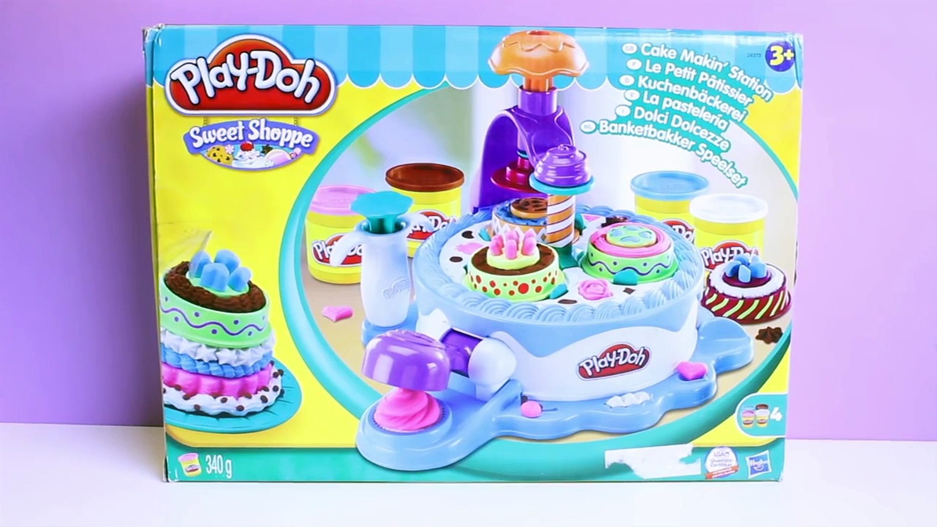 Play-Doh Sweet Shoppe Cake Makin Station Play Dough Cake Factory Play Doh  Food Toy Food - Dailymotion Video