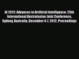 [PDF Download] AI 2012: Advances in Artificial Intelligence: 25th International Australasian