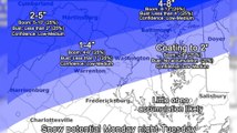 Monday forecast: Winter storm heads toward D.C.