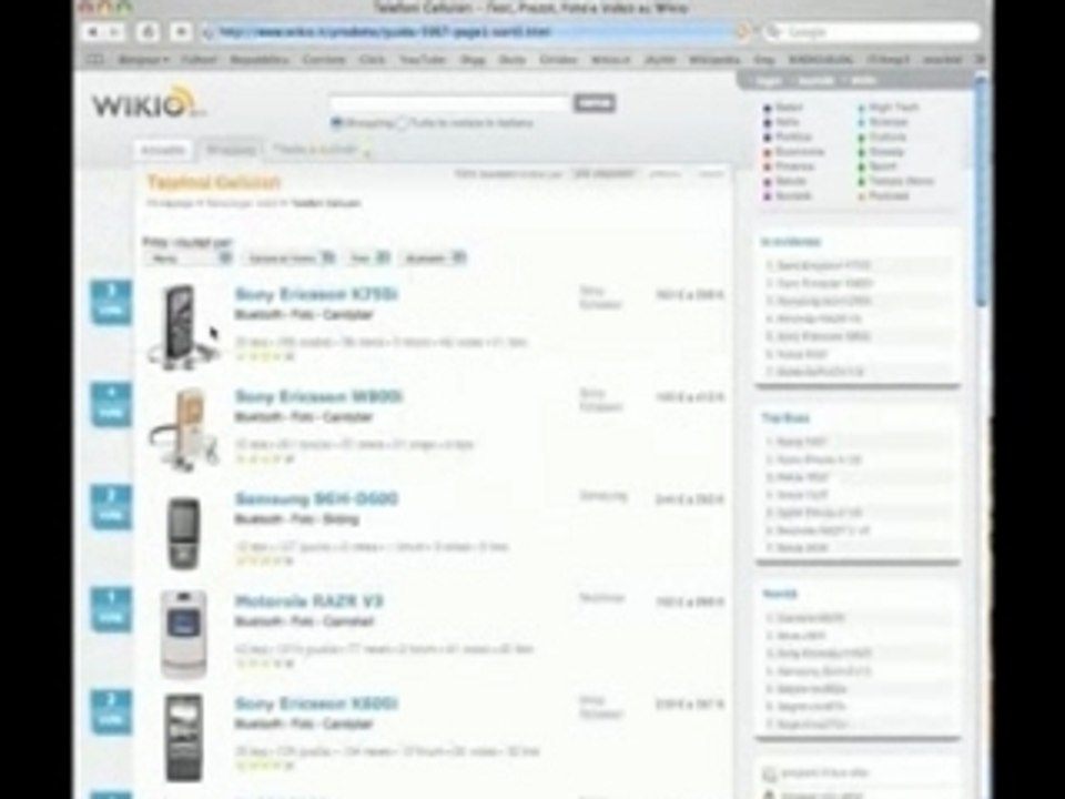 Wikio Shopping