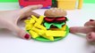 Play Doh Meal Makin Kitchen Playset Burger & Fries Play Dough Kitchen Cocina Toy Food Videos