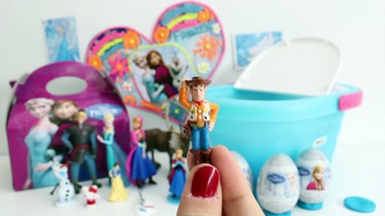 FROZEN Picnic Basket Playset Frozen Surprise Eggs Toys Canasta con Huevos Sorpresa Frozen Toys