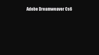 (PDF Download) Adobe Dreamweaver Cs6 Read Online