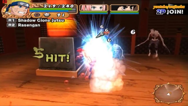 Naruto Uzumaki Chronicles 2 Walkthrough Part 7 Dreadful! Cruel! Enter the Shirogane Three! 60 FPS