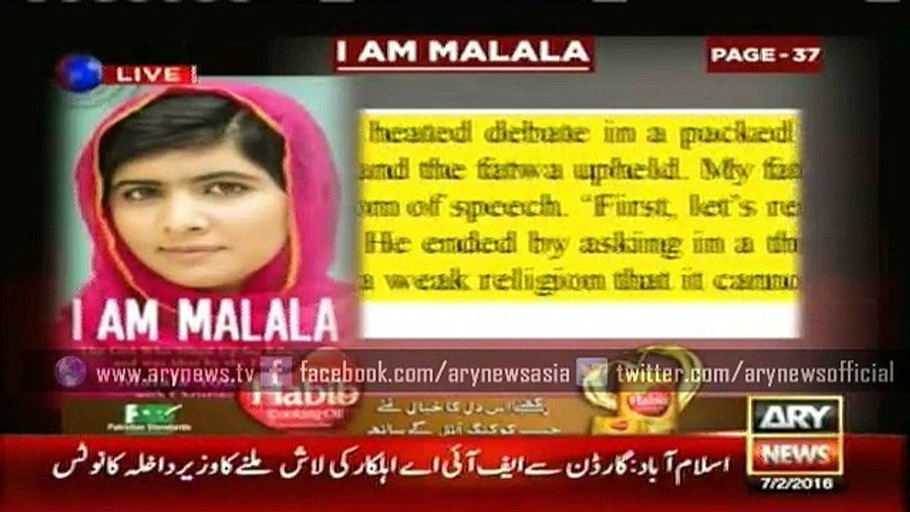 What Malala Yousafzai says about Pakistan and Islam - #IamnotMalala