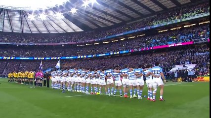 Argentina cry during emotional National Anthem