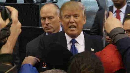 Trump cierra la campaña en Nuevo Hampshire como líder del último sondeo