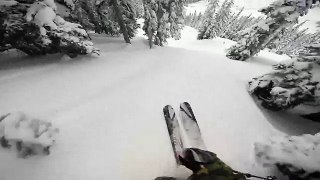 GoPro Двойное Сальто Назад На Лыжах