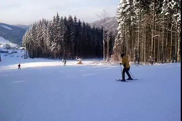 Буковель. Голубая трасса 3А. 3й день на лыжах