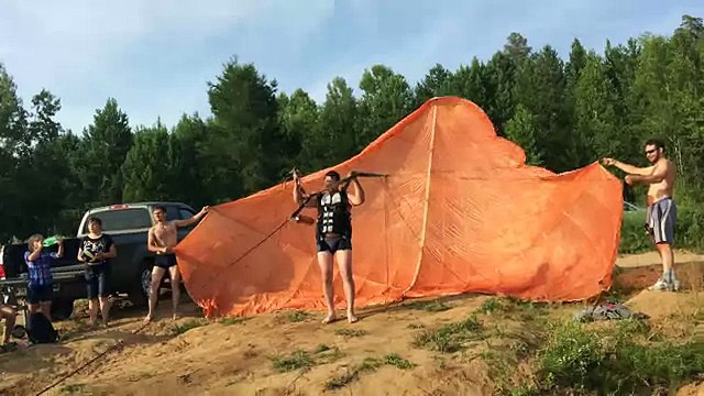 Второй полет над водой Сани