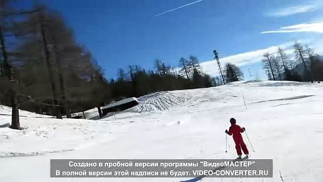 Горные лыжи. Первые шаги ребенка 6 лет