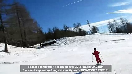 Горные лыжи. Первые шаги ребенка 6 лет