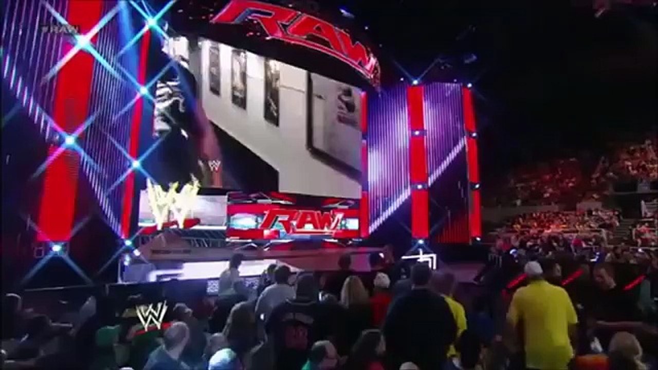 Brock Lesnar -Destroys- Triple H's office at WWE Headquarters - Raw, May 6, 2013 - HD