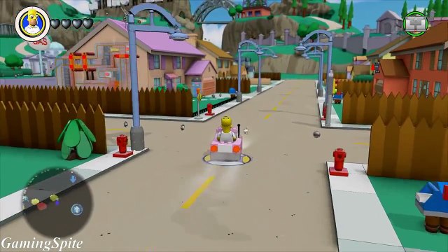 Lego Dimensions The Simpsons Level Pack Free Roam Gameplay
