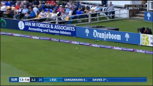 Steve Davies 53 vs Essex l Natwest T20 Blast 2015 HD