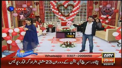 The Mornin g Show With Sanam Baloch - 9th February 2016 -Part 3 -Valentines Week Special