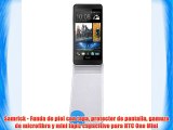 Samrick - Funda de piel con tapa protector de pantalla gamuza de microfibra y mini lápiz capacitivo