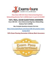 Cisco 100-101 Practice Test