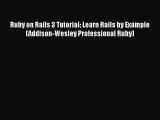 [PDF Download] Ruby on Rails 3 Tutorial: Learn Rails by Example (Addison-Wesley Professional