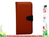 Samsung Galaxy J1 FundaMama Mouth PU Cuero Billetera Cartera Monedero Con Soporte Funda Caso