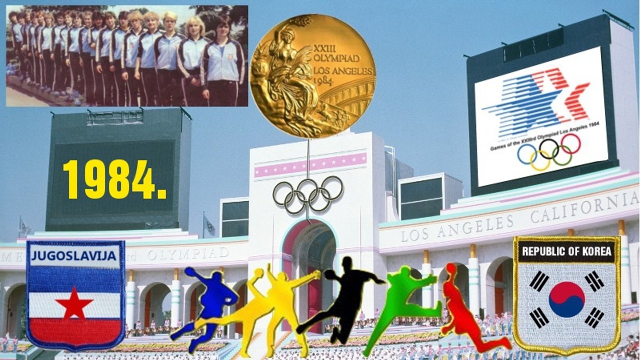 Handball at the 1984 Summer Olympics JUGOSLAVIJA SAUTH KOREA