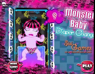 Games for Girls Monster Baby Diaper Change jgJQvKEcxSs