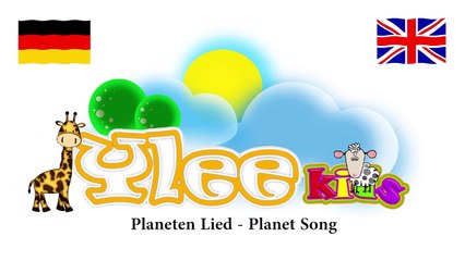 Planeten Lied Planet Song / Zweisprachiges Kinderlied / Deutsch Englisch