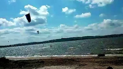 Кайтинг. Лето. Кокшетау, озеро Копа