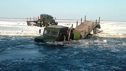 Ледокол КрАЗ на Дорогах СЕВЕРА