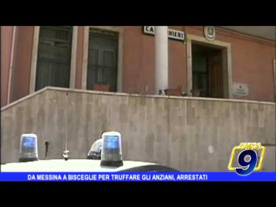 Bisceglie |  Da Messina per truffare anziani, due arresti