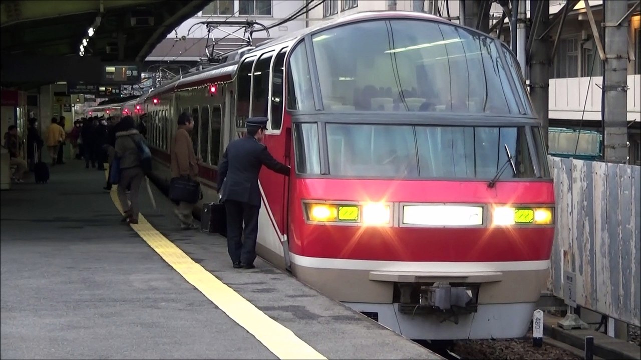名鉄1200系旧塗装 特急豊橋行き 神宮前駅到着～発車