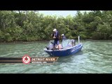 Canadian Sportfishing - Cranking for Bass  Pike Detroit River Michigan USA