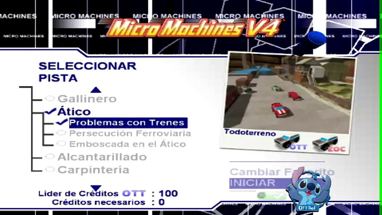jugando con adrian al micromachines v4 parte 3