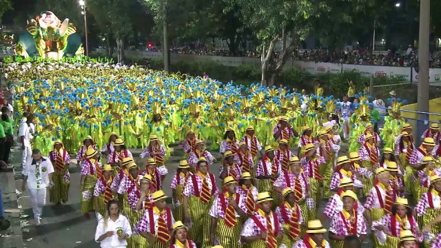 Des touristes prennent part au carnaval de Rio