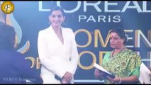 LOREAL PARIS CELEBRATE II THE FIERY SPIRIT II THE WOMEN OF WORTH 2016 WITH SONAM
