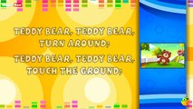 Teddy Bear Karaoke Version With Lyrics Cartoon/Animated English Nursery Rhymes For Kids