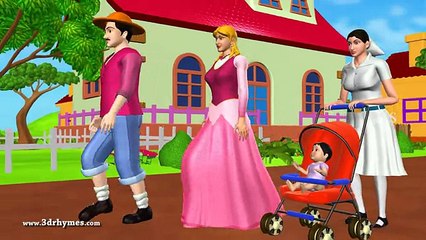 The Farmer in the dell - 3D Animation English Nursery rhymes for children