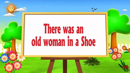 There was an old women Who lived in a shoe - 3D Animation Nursery rhymes for children