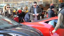 Hacı Sabancı ile Özge Ulusoy Ferrari'yle Kahvaltıya Gitti