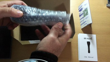 Unboxing Linterna ThorFire C8s para camping, ciclismo, excursiones
