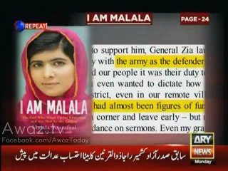 Dr Danish Exposing What Malala Written Against Army & Islam In Her Book
