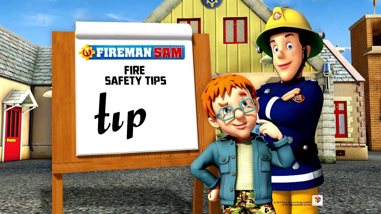 Fireman Sam: Safety Tip for Building and Lighting Bonfires